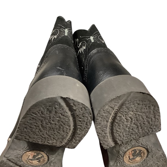 Justin Boots Women's Black Cowboy Boots BRAND NEW W/BOX - Picture 10 of 15